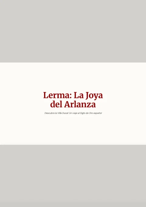 Lerma - La Joya de Arlanza