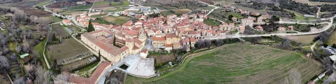 Vista aérea de Santo Domingo de Silos