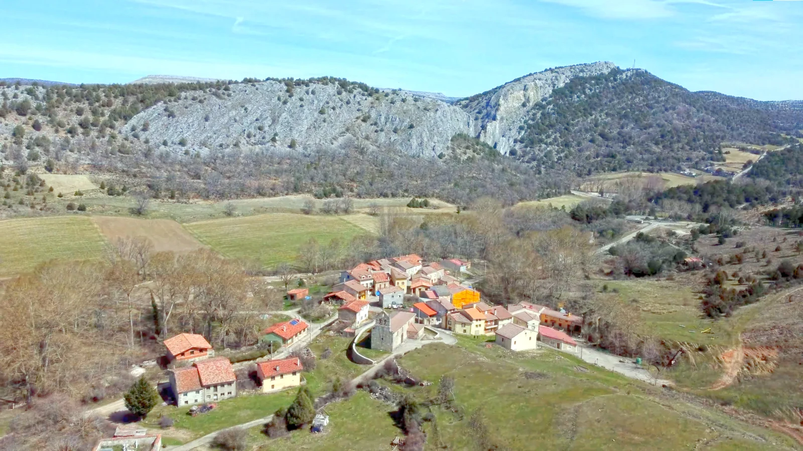 Vista aérea de Hinojar de Cervera