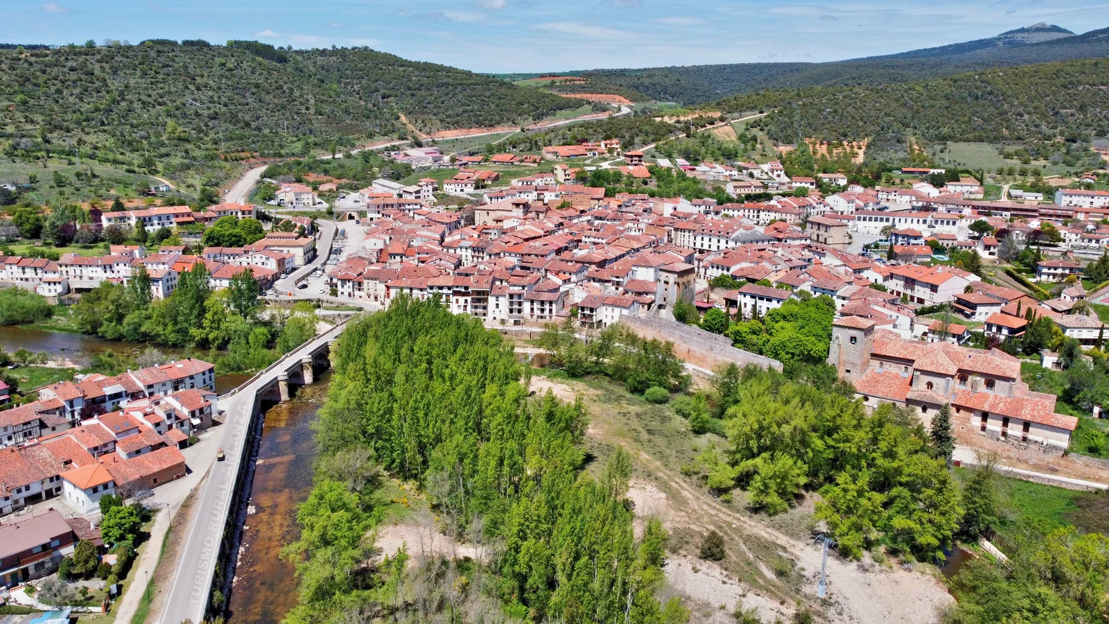 Vista aérea de Cobarrubias