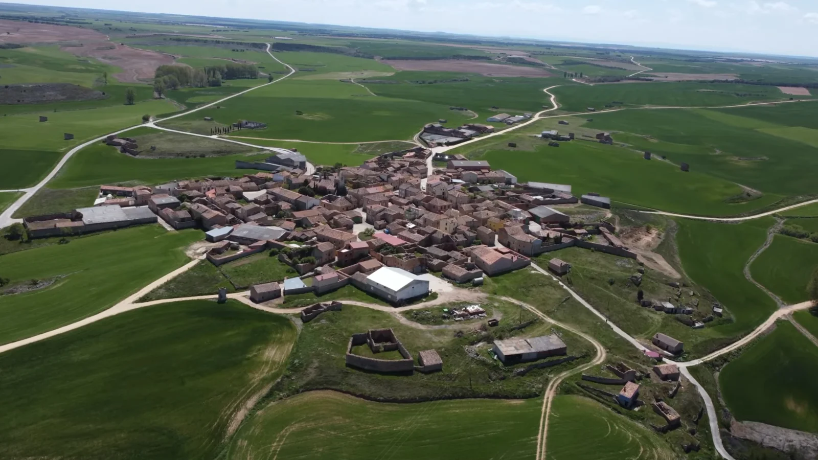 Vista aérea de Iglesiarrubia