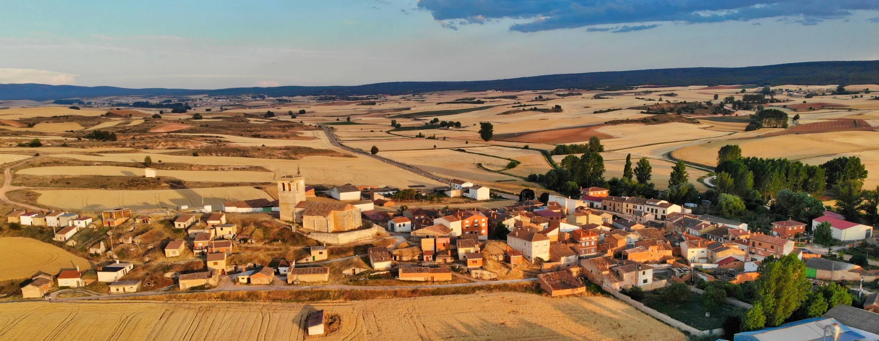 Panorámica aérea del pueblo