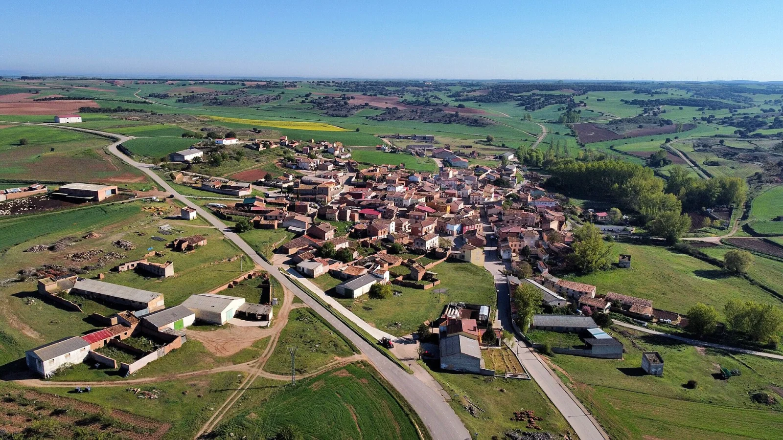 Vista aérea panorámica de Santa Cecilia