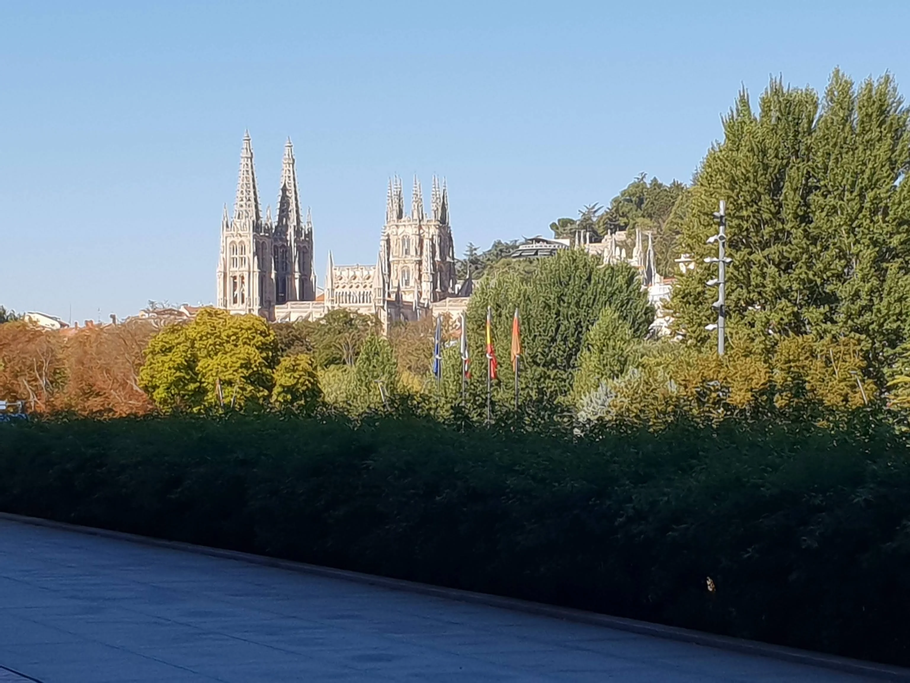 Catedral vista desde el Museo de la Evolución Humana
