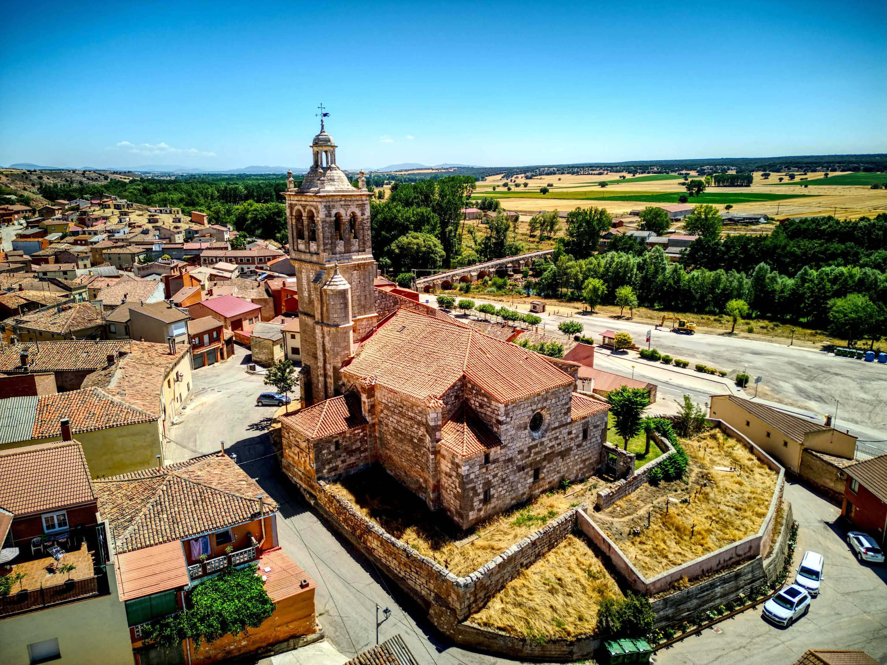 Trasera de la Iglesia de la Santa Cruz