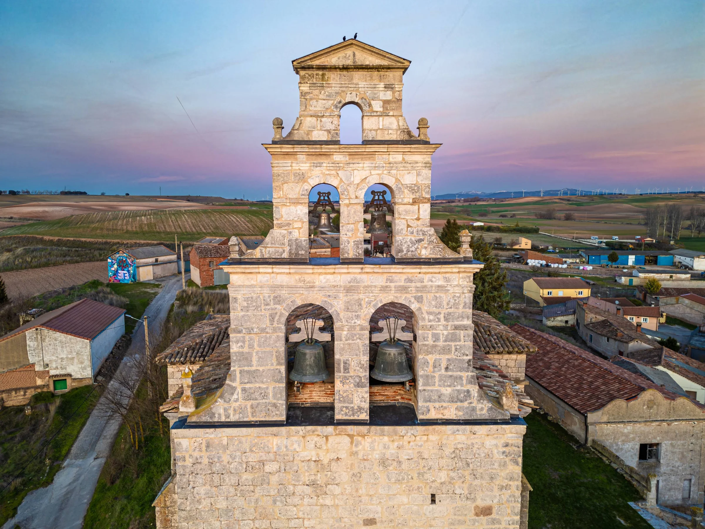 Campanario de la Iglesia de San Cosme y San Damián