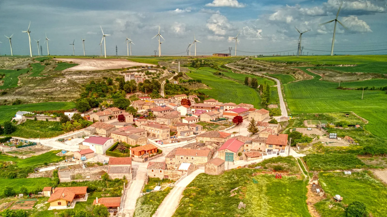 Vista aérea panorámica