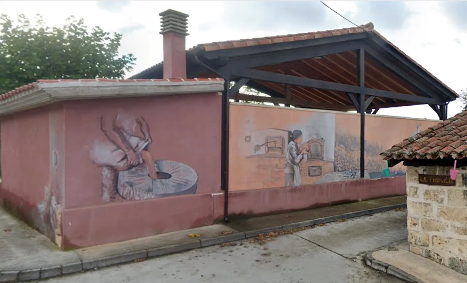Mural "Pan y Exilio" de Regue Fernández