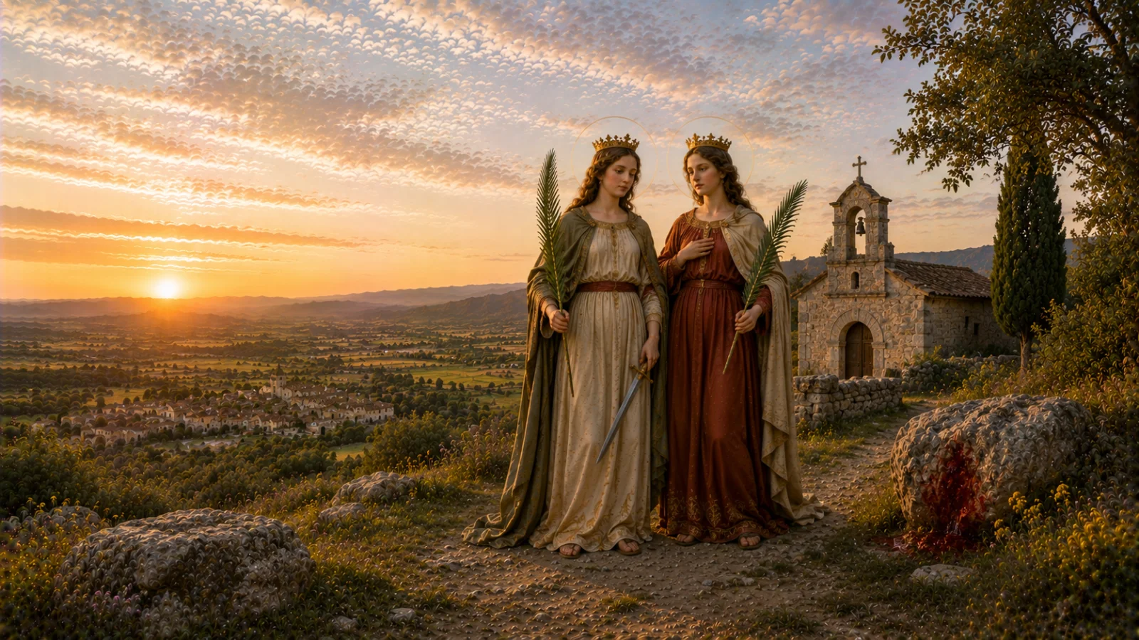 Santa Centola y Santa Elena