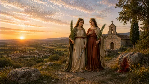 Sta. Centola y Sta. Elena