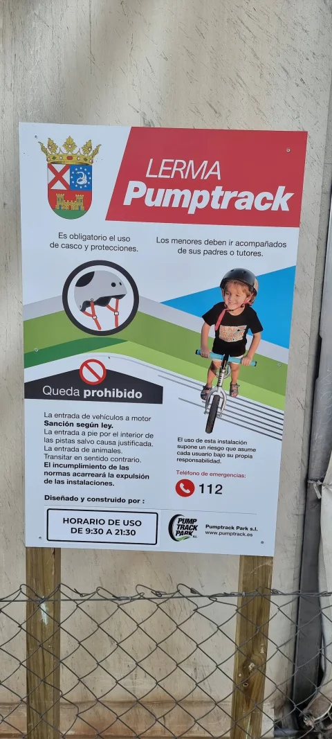 Letrero de información