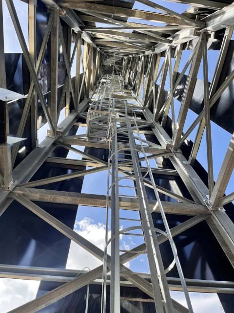 Interior del campanario