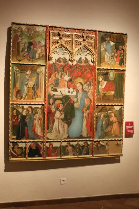 Retablo de la Imposición de la Casulla a San Ildefonso (siglo XV)