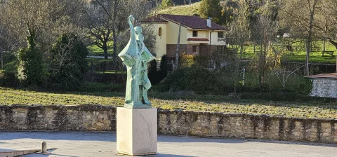 Escultura de Santo Domingo de Silos