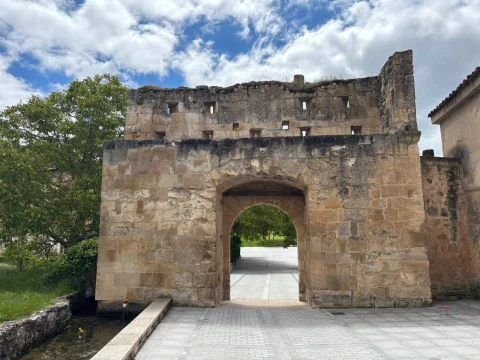 Fachada trasera de la puerta de la muralla