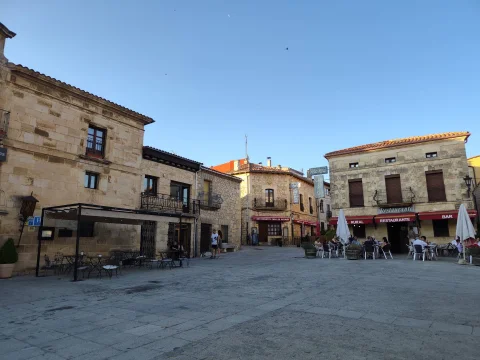 Mirando hacia la zona de los restaurantes