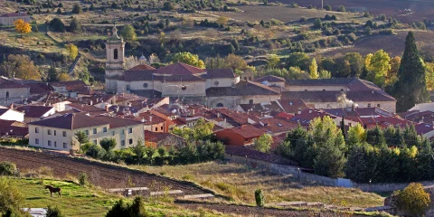 Vista aérea del Monasterio de Santo Domingo de Silos