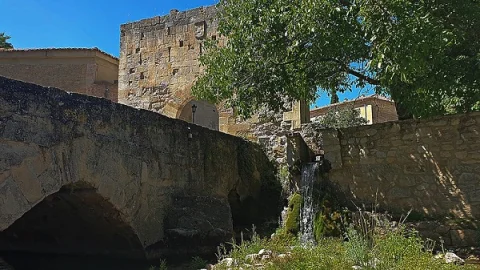 Imagen del puente de Santo Domingo de Silos