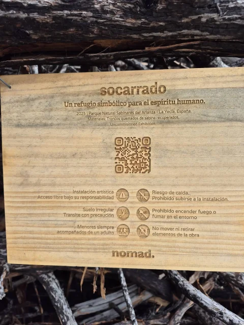 Refugio simbólico para refugio humano