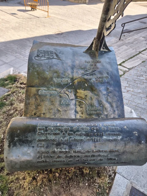 Mensaje y escrito del monumento