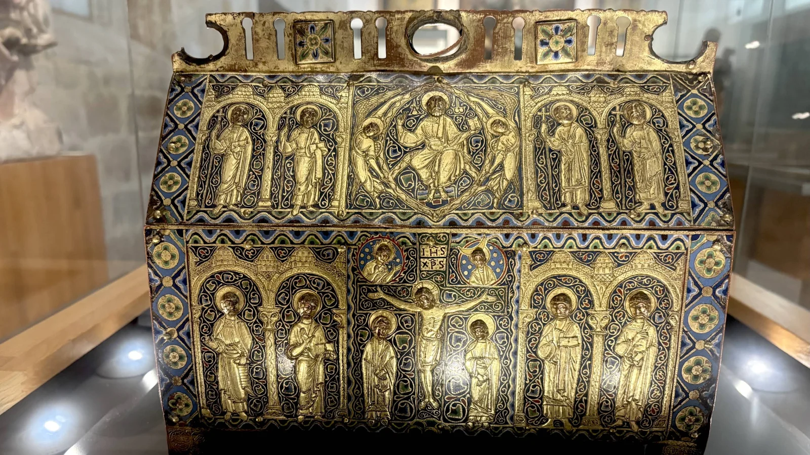 Arqueta Relicario de Esmaltes de Limoges