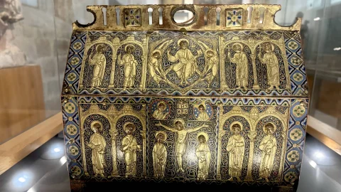 Arqueta Relicario de Esmaltes de Limoges