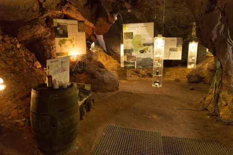 Interior de la mina