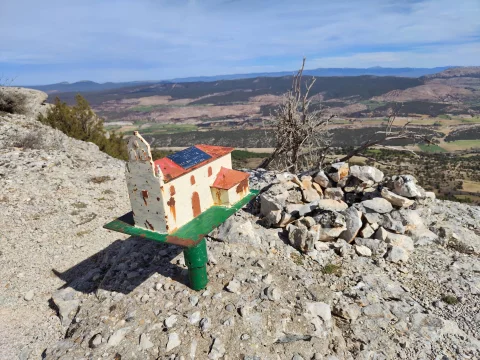 Cima de la Peña Cervera a 1387 metros de altitud