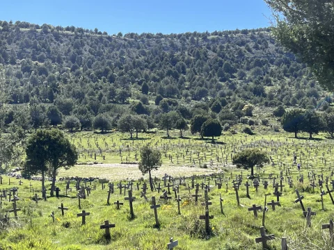 Impactante toma del Círculo Central del Cementerio
