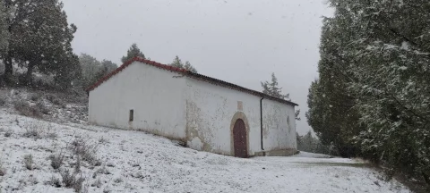 Ermita de la Virgen del Sol con nieve