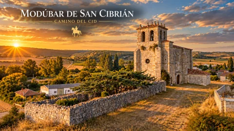 Camino del Cid en Modúbar de San Cibrián