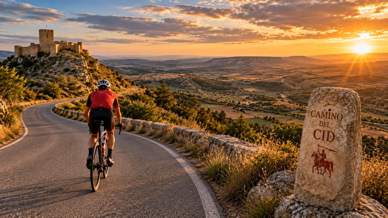 Camino del Cid en bici de carretera en Burgos