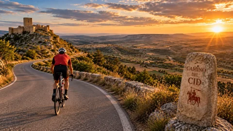 Camino del Cid en bici de carretera por Burgos