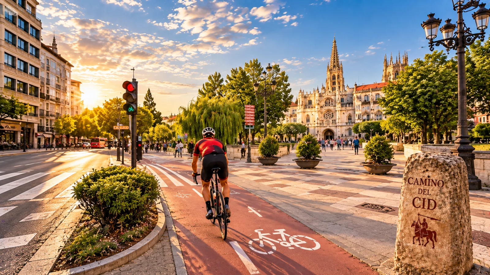 Camino del Cid en bici de carretera en Burgos
