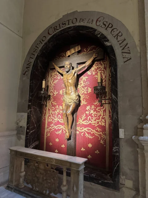 Santísimo Cristo de la Esperanza en la Iglesia de San Lorenzo el Real de Burgos