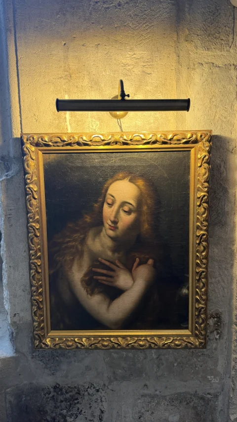 Pintura de la Magdalena penitente