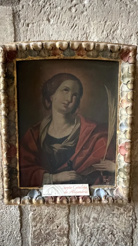 Pintura de Santa Catalina de Alejandría