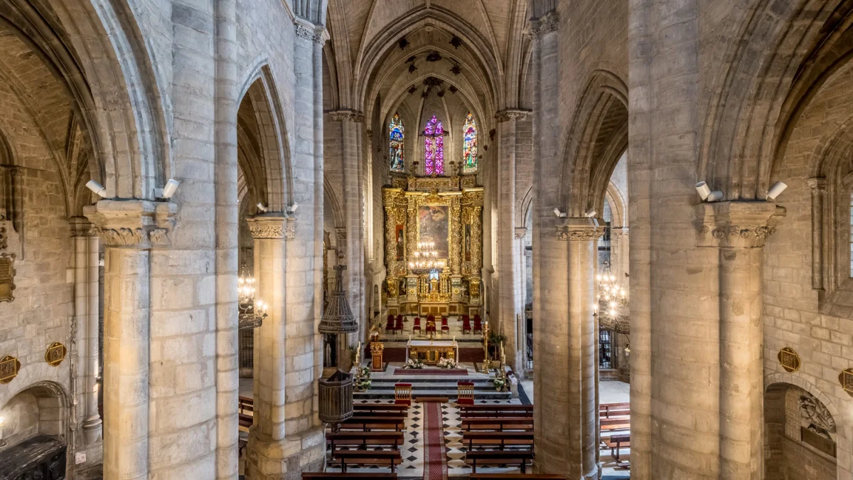Vista superior de la Capilla Mayor de San Gil