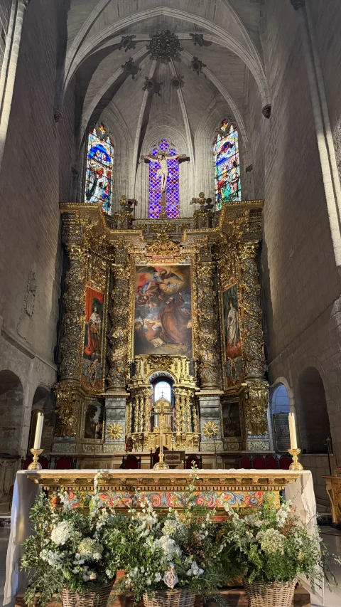 Retablo barroco de la Capilla Mayor