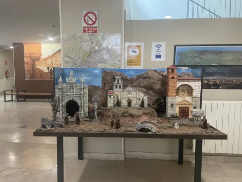Maqueta expositiva sobre el Camino de Santiago