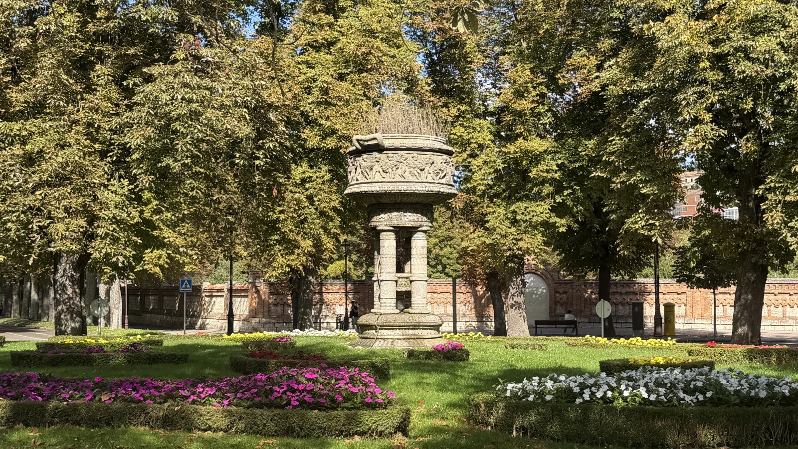 Fuente de la Riberilla en la Plaza Castilla de Burgos