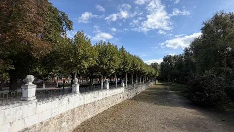 Vistas desde el Puente de Castilla hacia el Paseo de la Audiencia