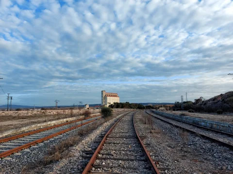 Vías del tren hacia Los Silos