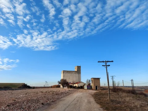 Vista general de Los silos