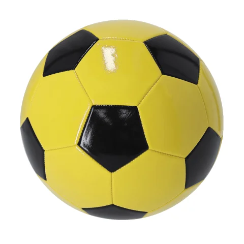 Balón de Fútbol Promocional Amarillo y Negro Personalizable