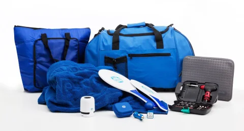 Set de productos de merchandising personalizado para el Grupo Nestlé